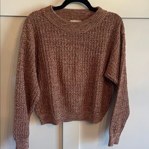 Universal Thread Marled Brown Crew Neck Sweater